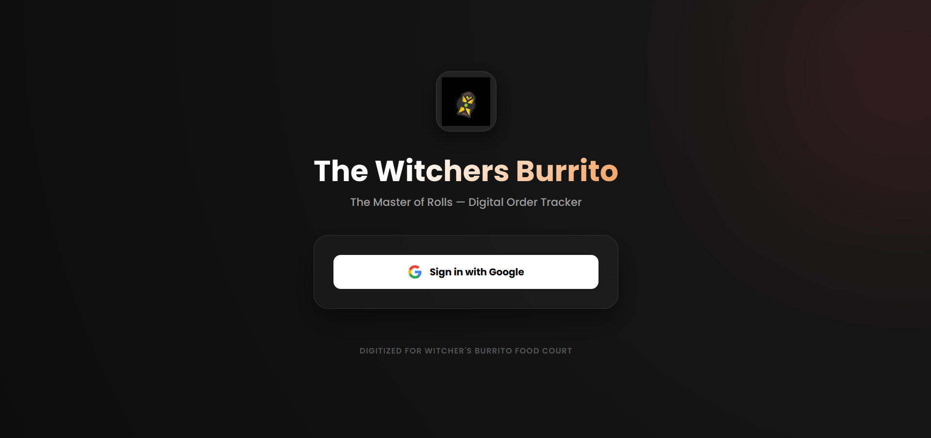 TWB Food Ordering System